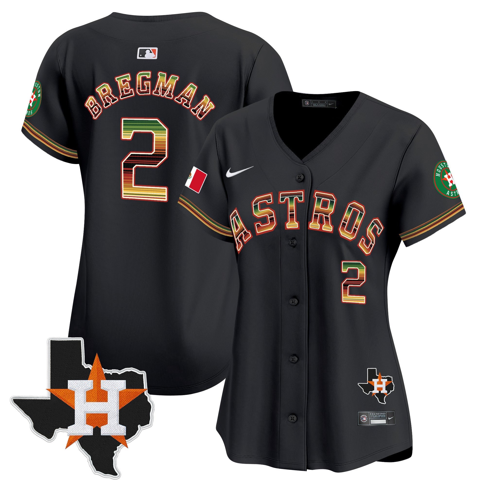 Women’s Houston Mexico Traditional Style Vapor Premier Limited Jersey
