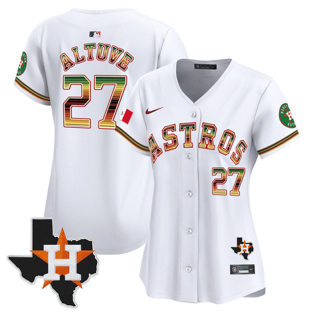 Women’s Houston Mexico Traditional Style Vapor Premier Limited Jersey