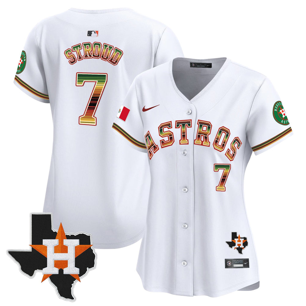 Women’s Houston Mexico Traditional Style Vapor Premier Limited Jersey