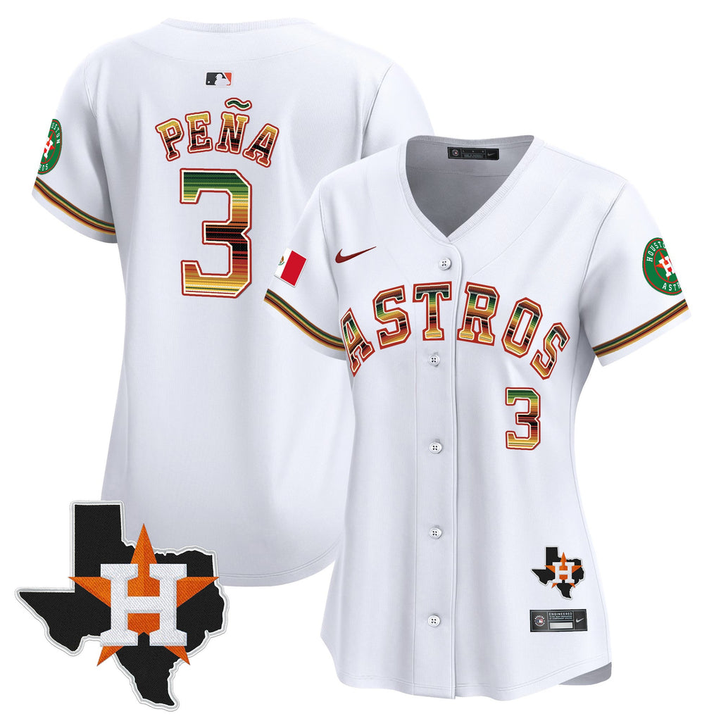 Women’s Houston Mexico Traditional Style Vapor Premier Limited Jersey