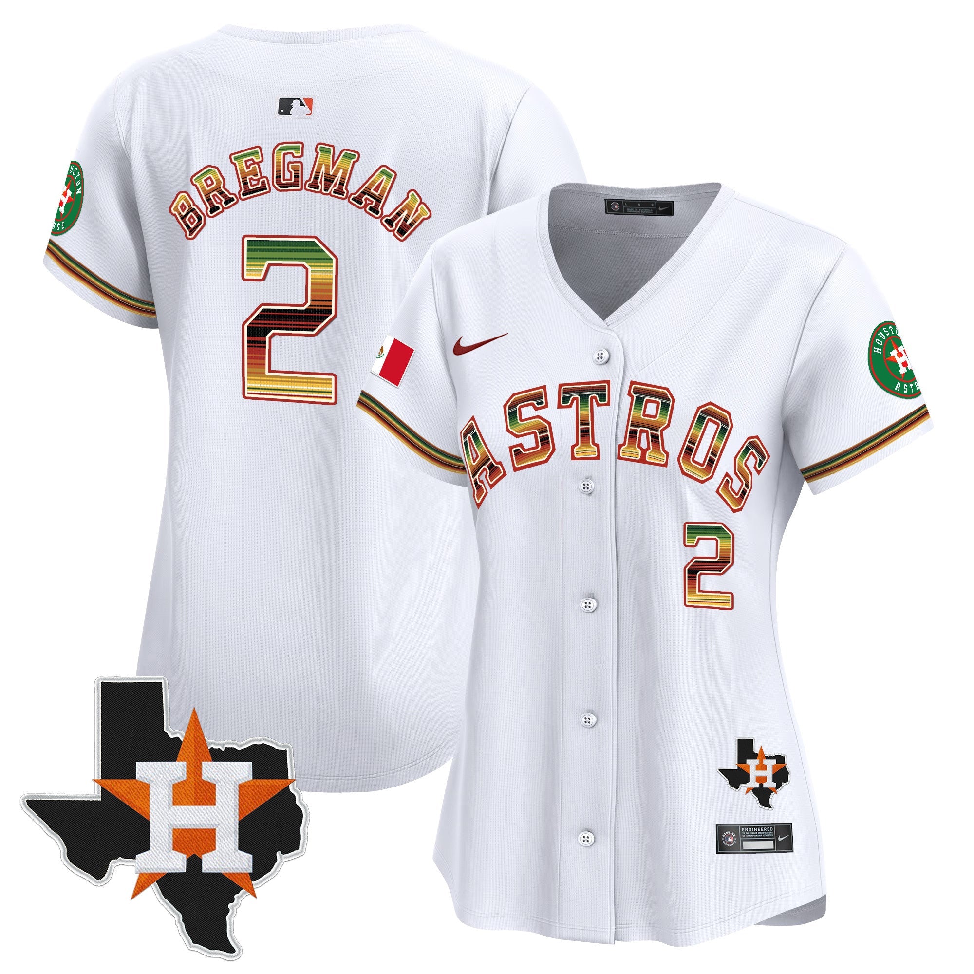 Women’s Houston Mexico Traditional Style Vapor Premier Limited Jersey