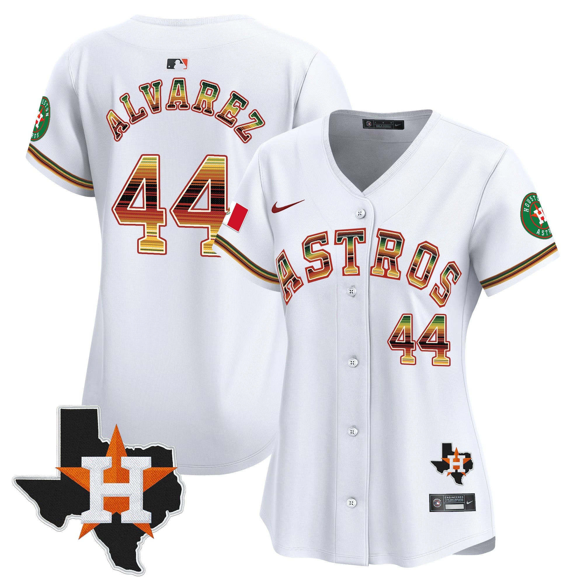 Women’s Houston Mexico Traditional Style Vapor Premier Limited Jersey