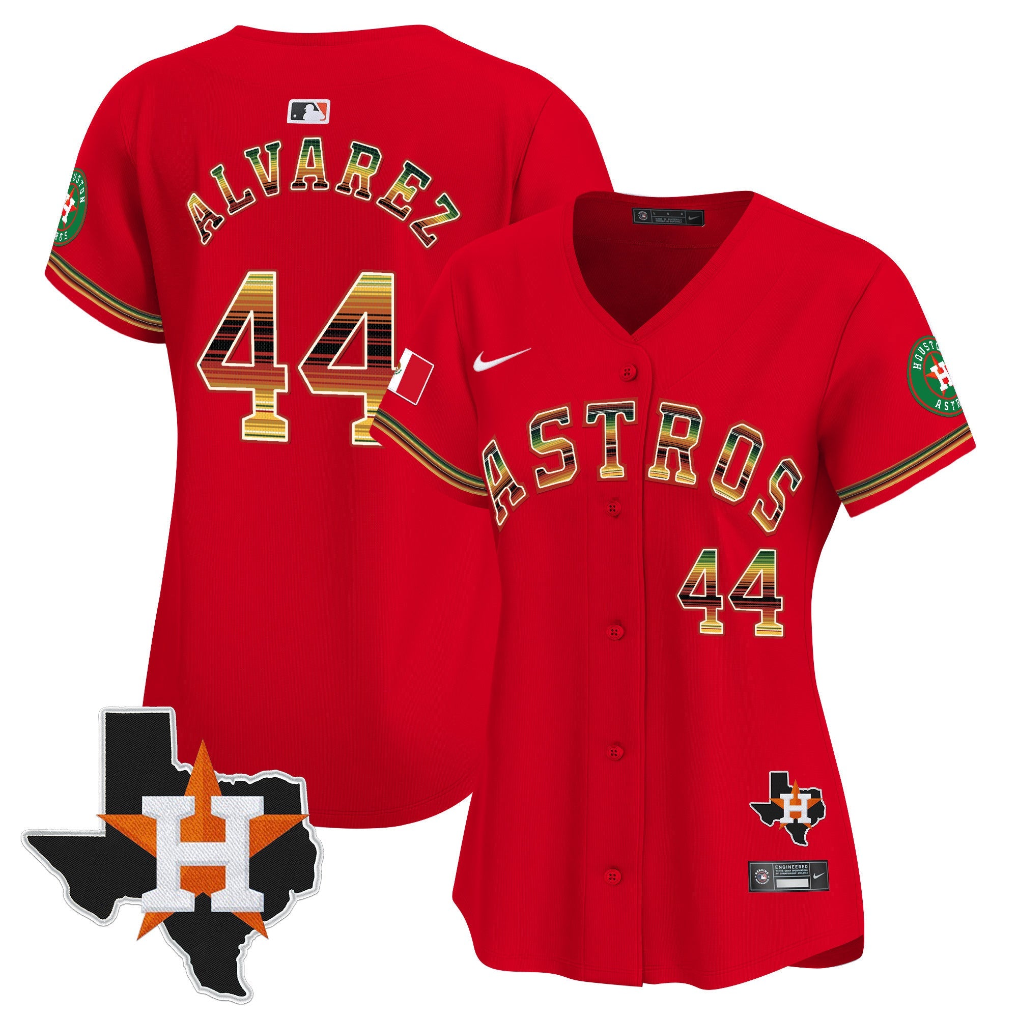 Women’s Houston Mexico Traditional Style Vapor Premier Limited Jersey