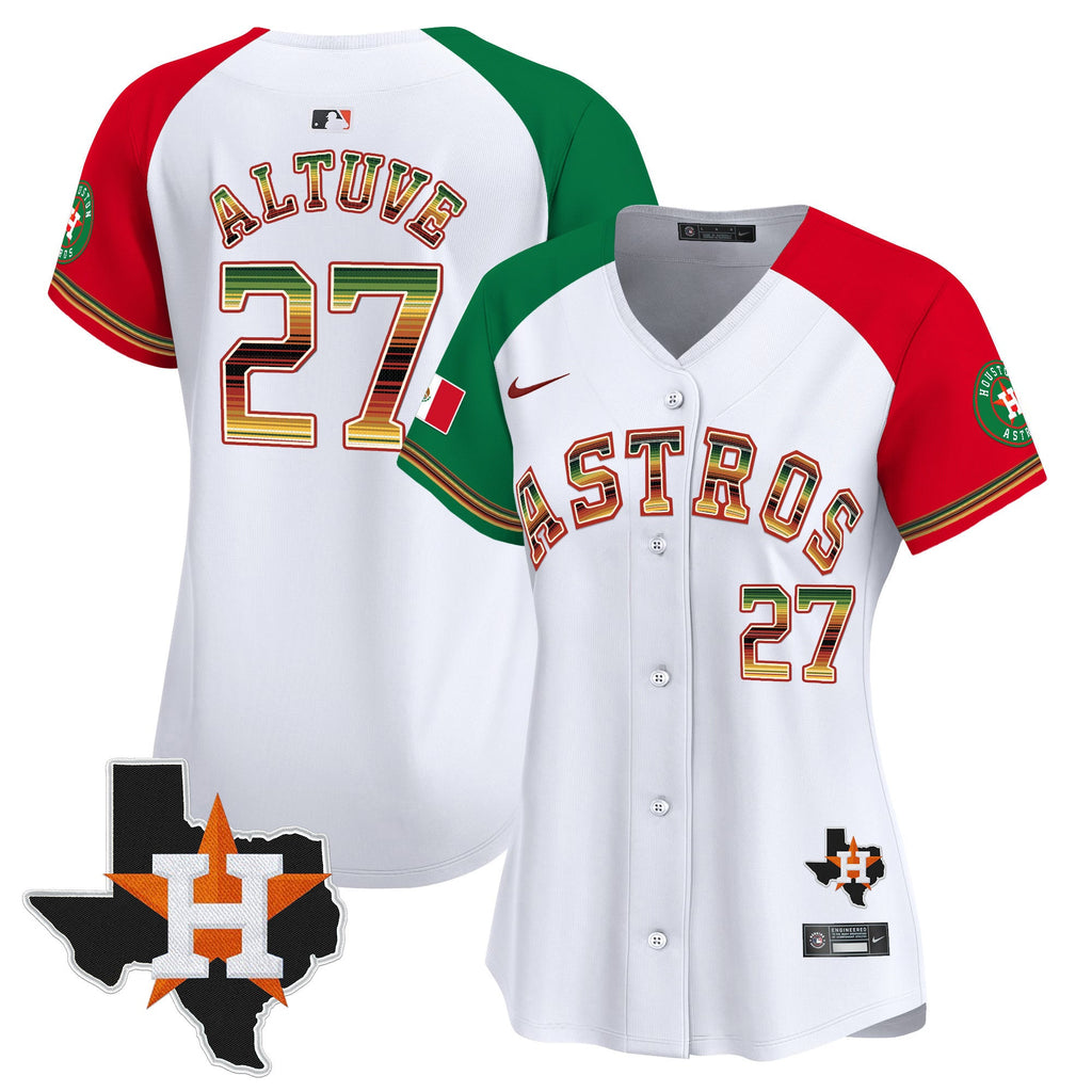 Women’s Houston Mexico Traditional Style Vapor Premier Limited Jersey