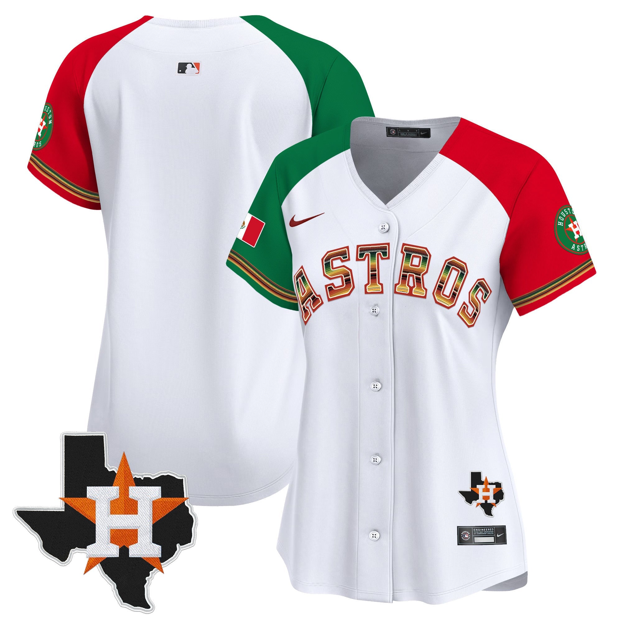 Women’s Houston Mexico Traditional Style Vapor Premier Limited Jersey