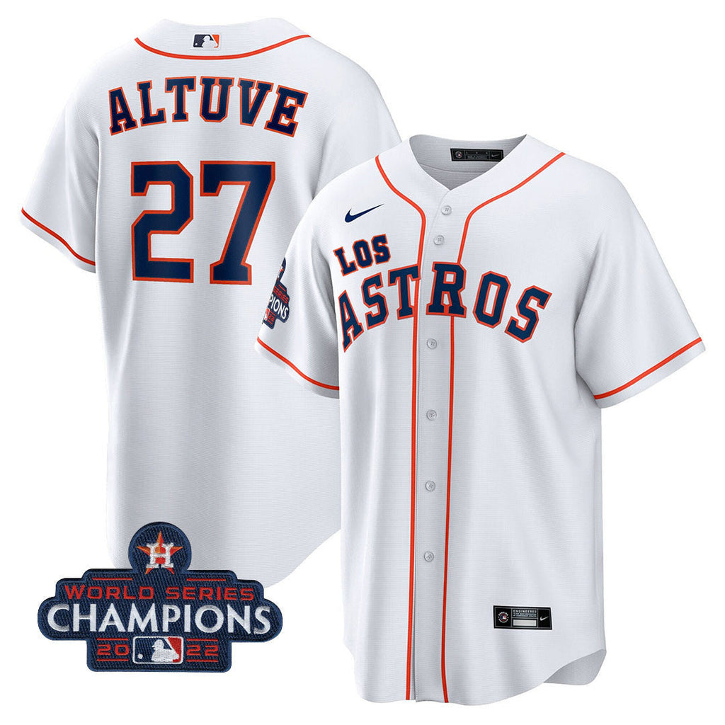 Men’s Houston “Los ” Hispanic Heritage Champions Patch Jersey