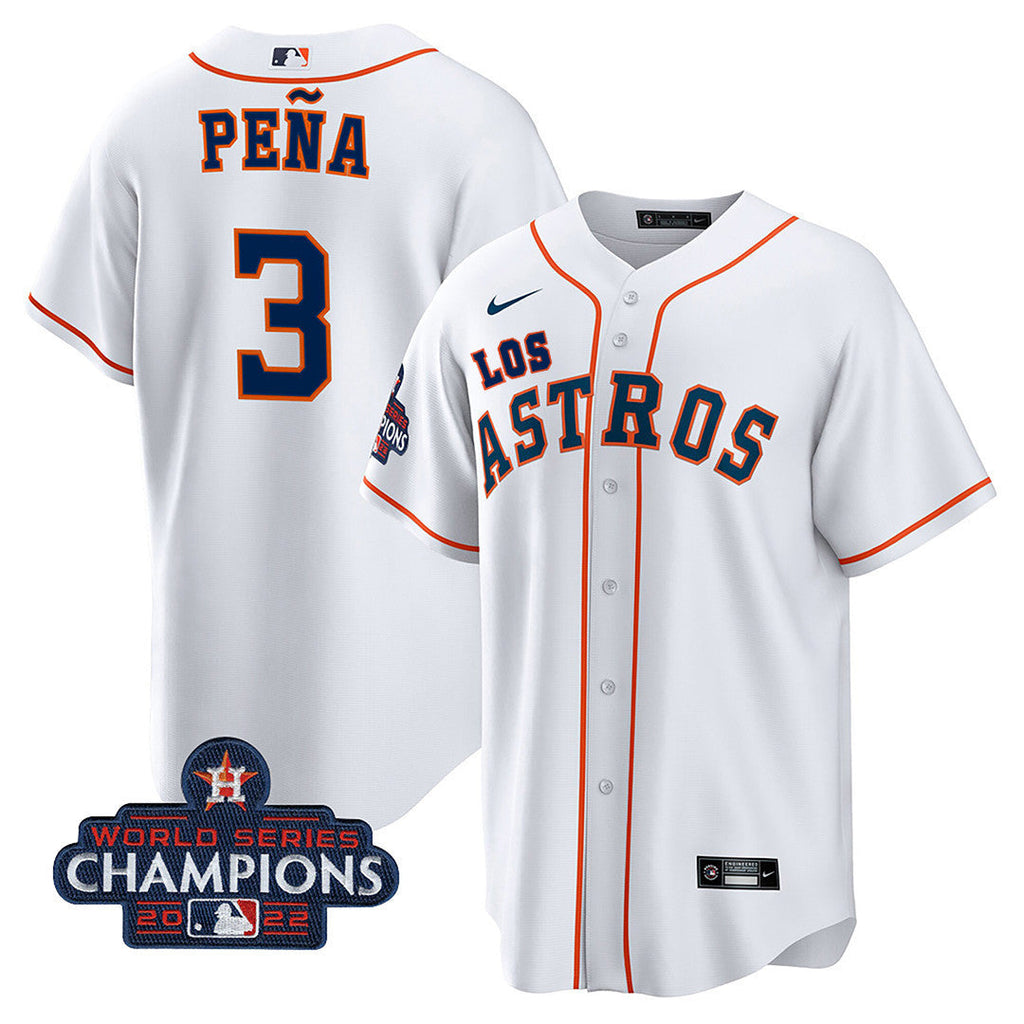 Men’s Houston “Los ” Hispanic Heritage Champions Patch Jersey