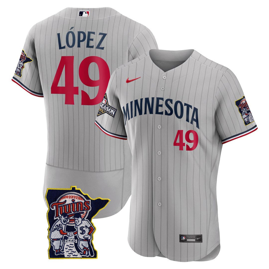 Men’s Minnesota Flex Base Postseason Patch Jersey