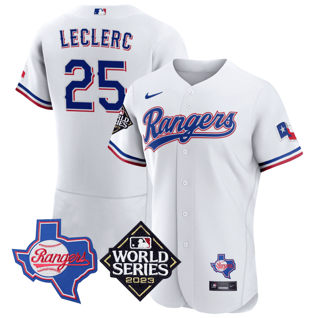 Men’s Texas Texas State & 2023 World Series Patch Jersey