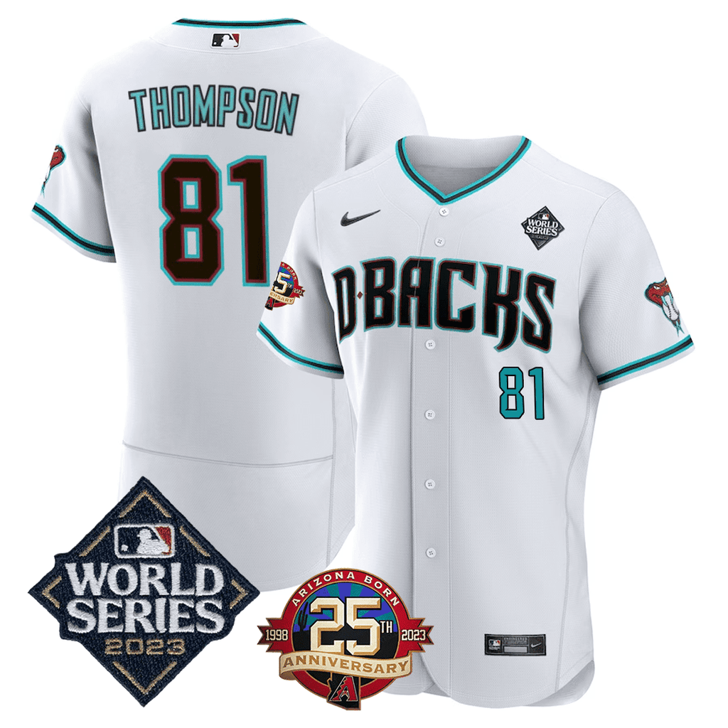 Men’s Arizona Jersey 2023 World Series & 25th Anniversary Patch Jersey