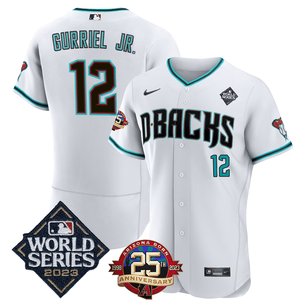 Men’s Arizona Jersey 2023 World Series & 25th Anniversary Patch Jersey