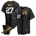 Men’s Atlanta The A Gold Cool Base Jersey – Georgia Patch