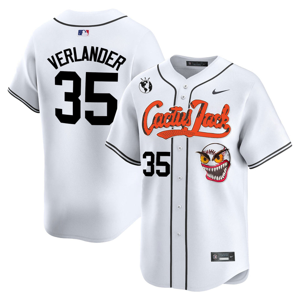 Men’s Houston Cactus Jack Vapor Premier Limited Jersey – Stitched