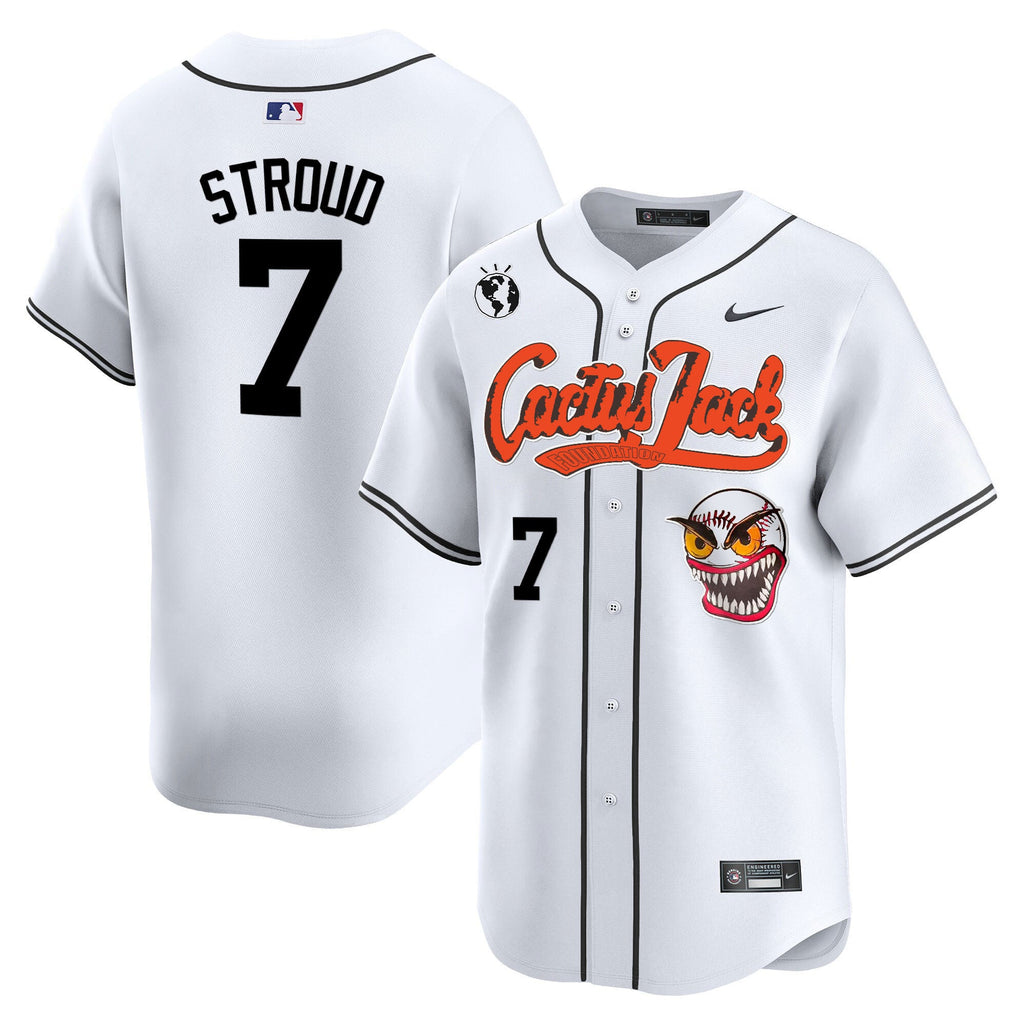 Men’s Houston Cactus Jack Vapor Premier Limited Jersey – Stitched