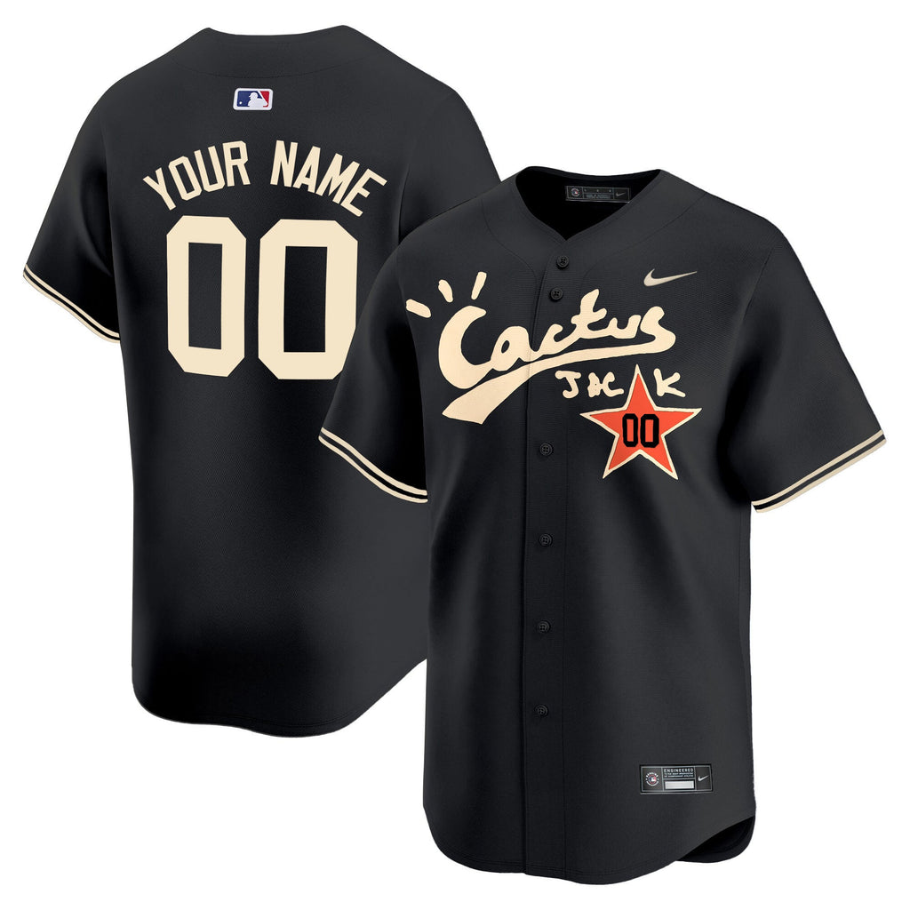 Houston Cactus Jack Vapor Premier Limited Custom Jersey V2 – Stitched
