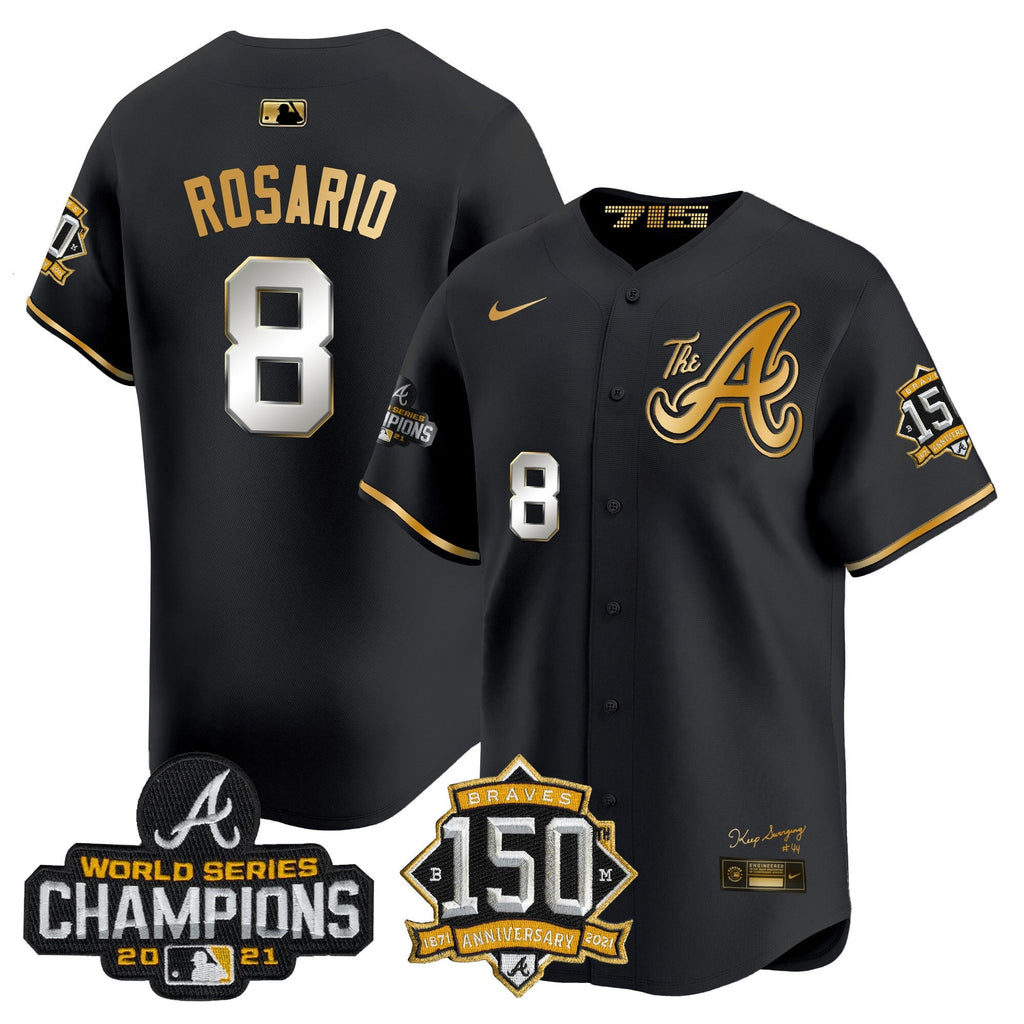Men’s Atlanta Champions & 150th Patch Vapor Premier Limited Jersey