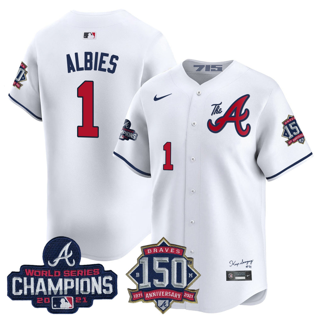 Men’s Atlanta Champions & 150th Patch Vapor Premier Limited Jersey