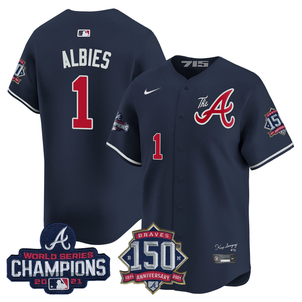 Men’s Atlanta Champions & 150th Patch Vapor Premier Limited Jersey