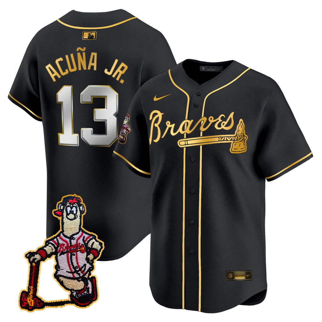 Men’s Atlanta Blooper Patch Vapor Premier Limited Jersey