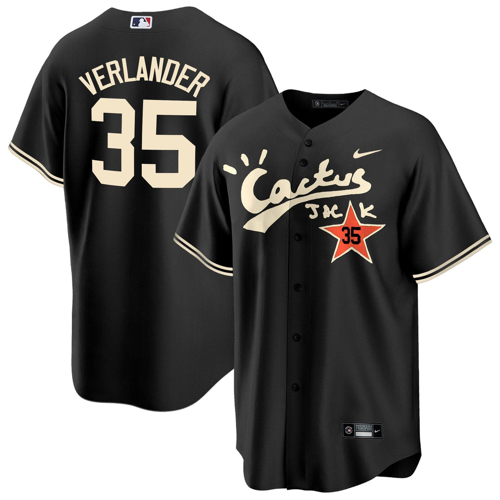 Men’s Houston Cactus Jack Cool Base Jersey V2 – Stitched