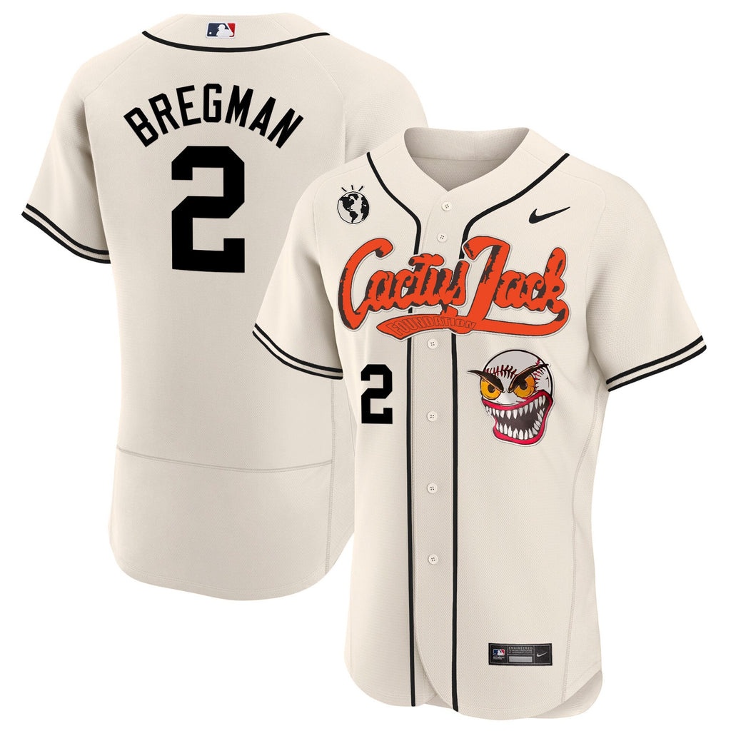 Men’s Houston Cactus Jack Flex Base Jersey – Stitched