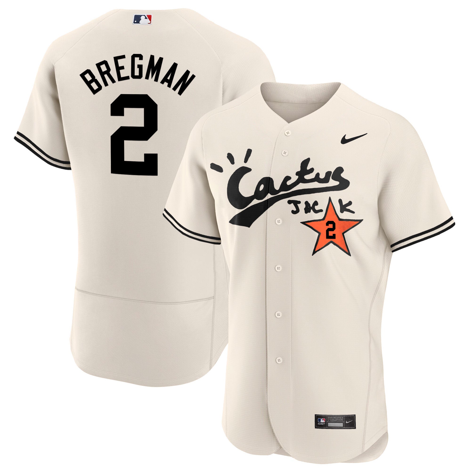 Men’s Houston Cactus Jack Flex Base Jersey V2 – Stitched