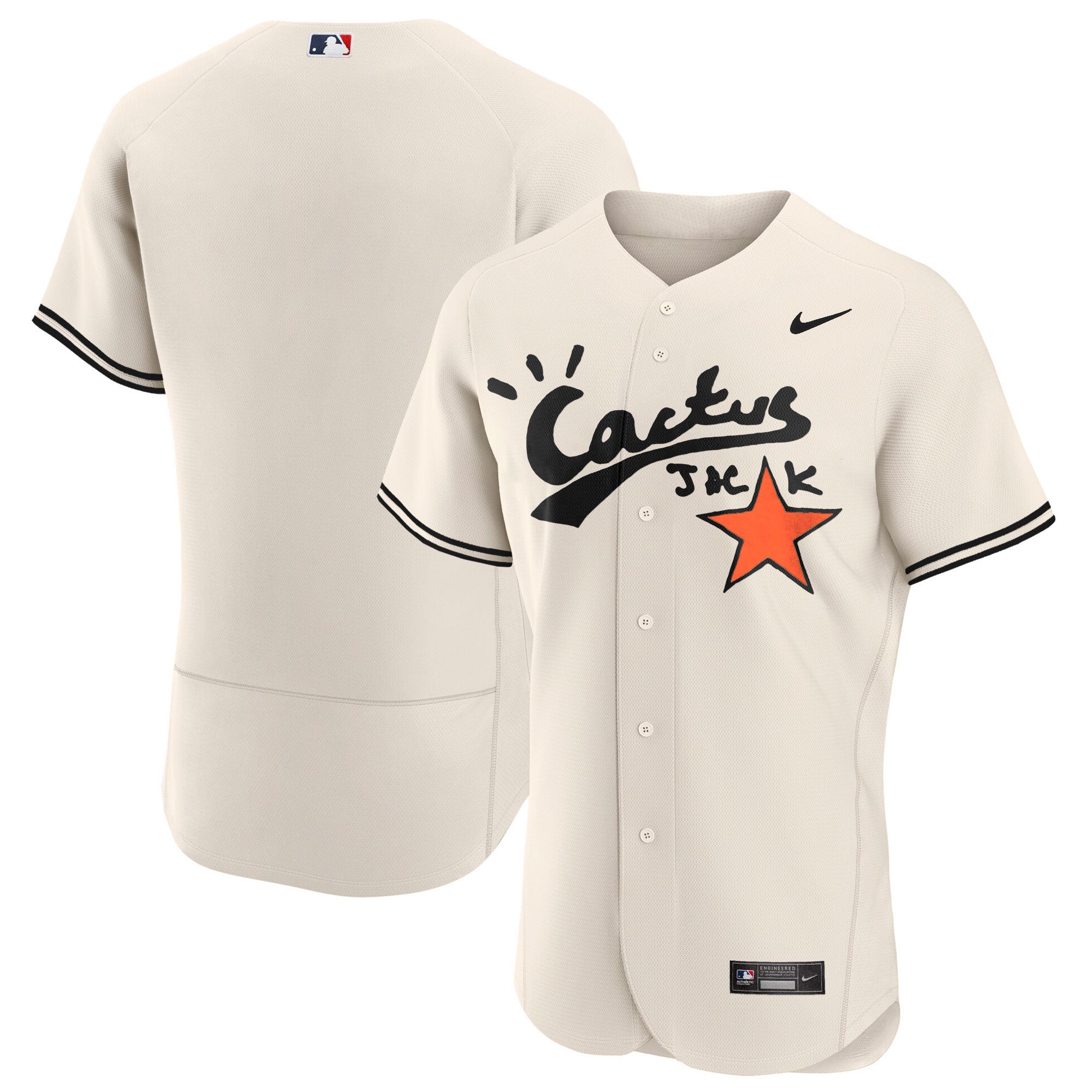 Men’s Houston Cactus Jack Flex Base Jersey V2 – Stitched