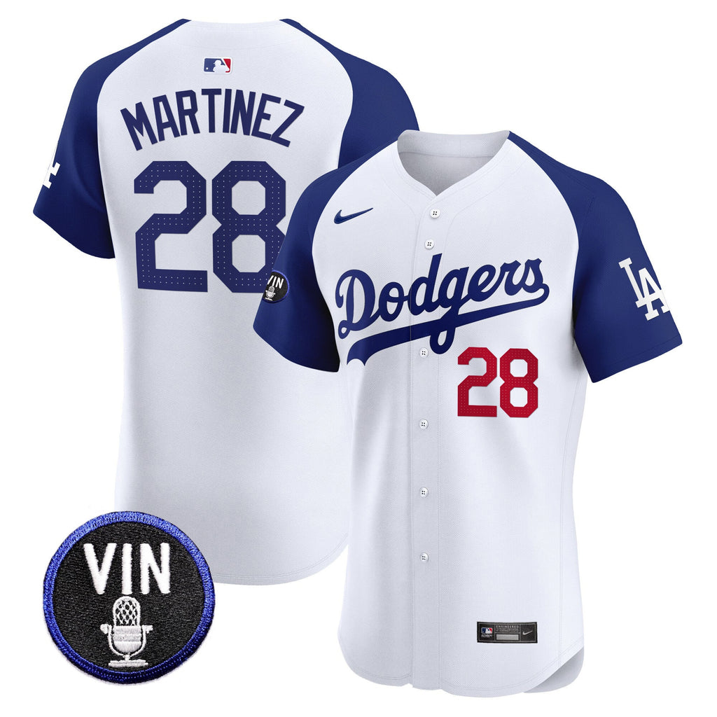 Men’s Vin Scully Patch Vapor Premier Elite Jersey