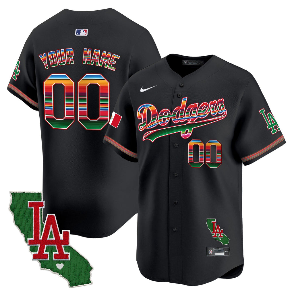 Mexico California Patch Vapor Premier Limited Custom Jersey