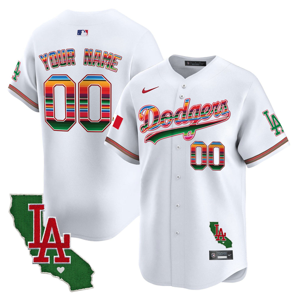 Mexico California Patch Vapor Premier Limited Custom Jersey