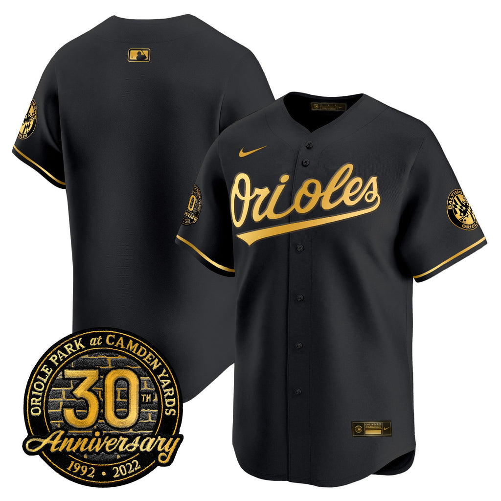 Men’s Camden Yards 30th Anniversary Patch Vapor Premier Limited Jersey