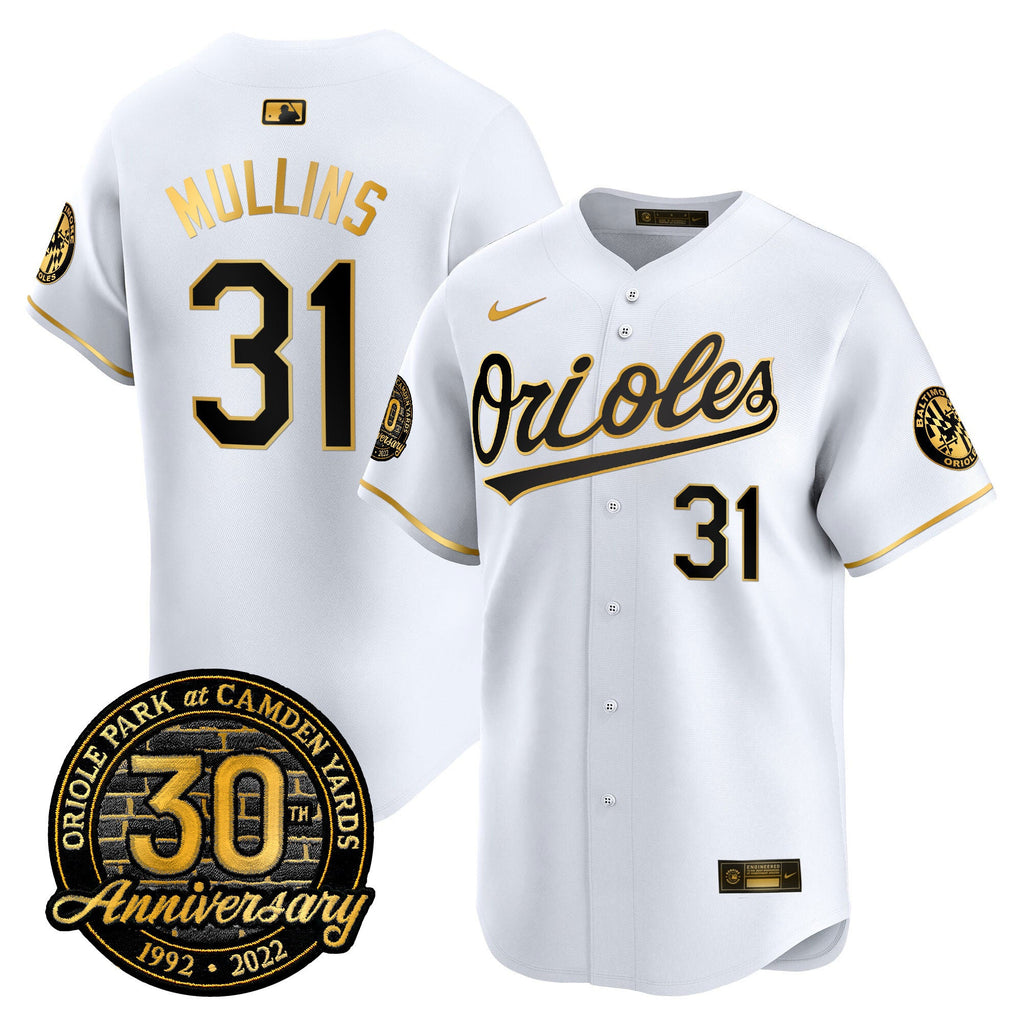 Men’s Camden Yards 30th Anniversary Patch Vapor Premier Limited Jersey