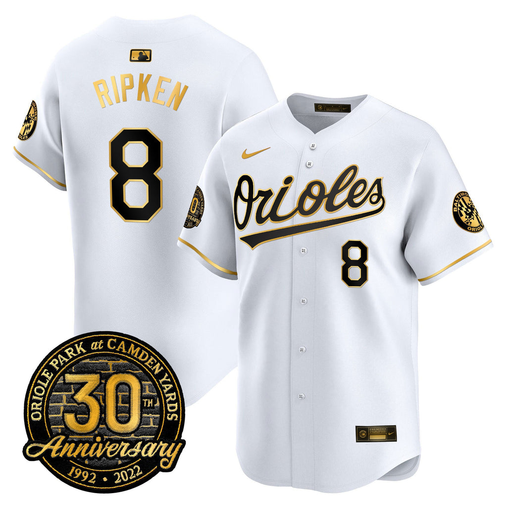 Men’s Camden Yards 30th Anniversary Patch Vapor Premier Limited Jersey