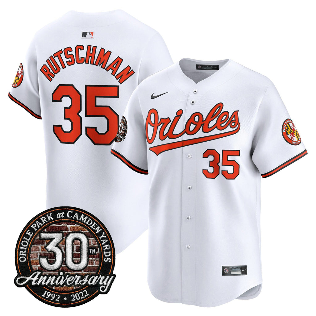 Men’s Camden Yards 30th Anniversary Patch Vapor Premier Limited Jersey