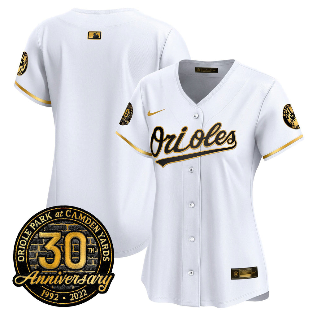 Women’s Camden Yards 30th Anniversary Patch Vapor Premier Limited Jersey