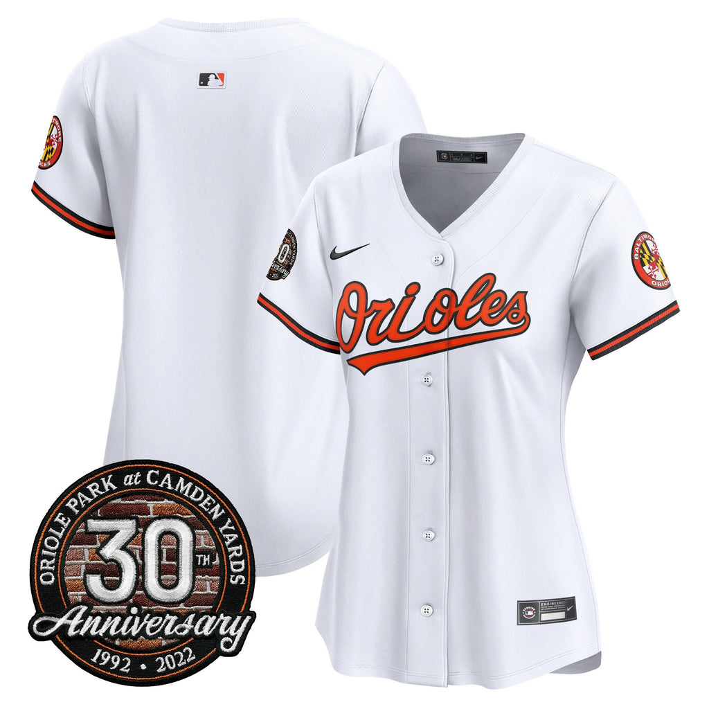 Women’s Camden Yards 30th Anniversary Patch Vapor Premier Limited Jersey