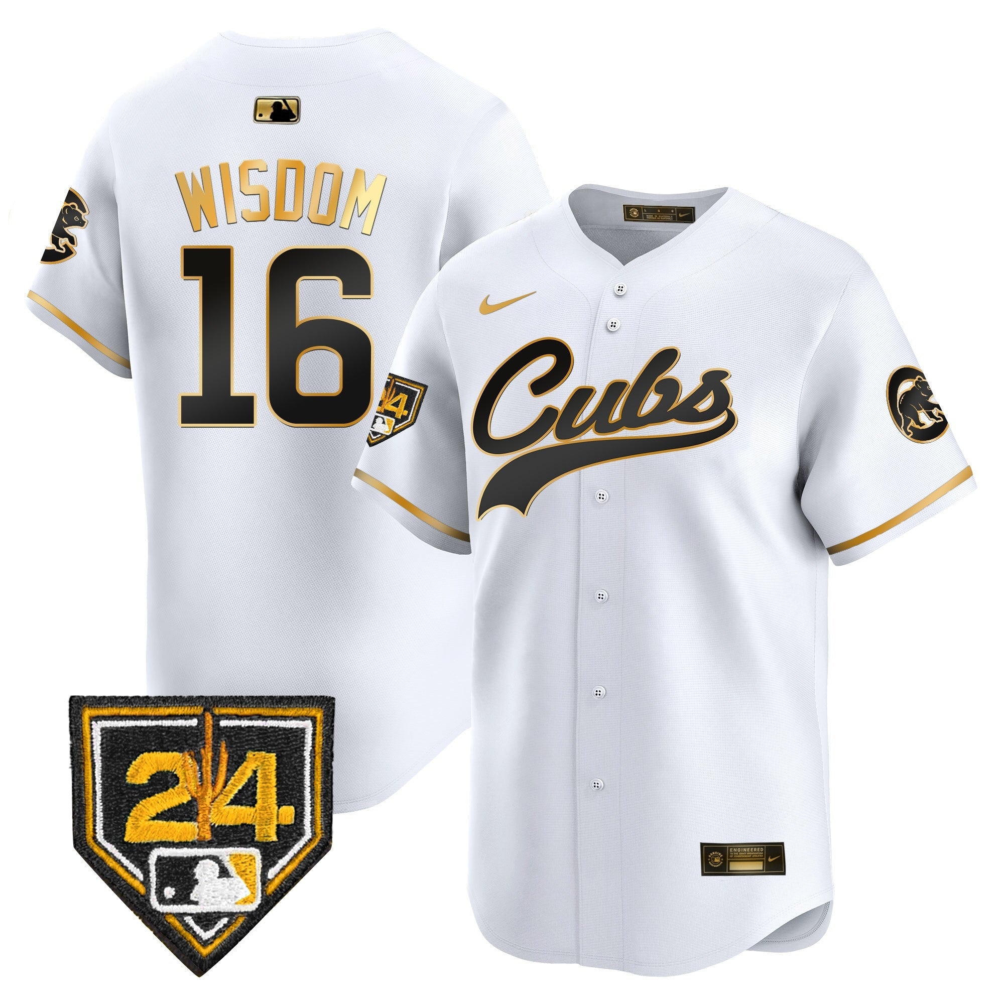 Men’s Chicago 2024 Spring Training Patch Vapor Premier Limited Jersey