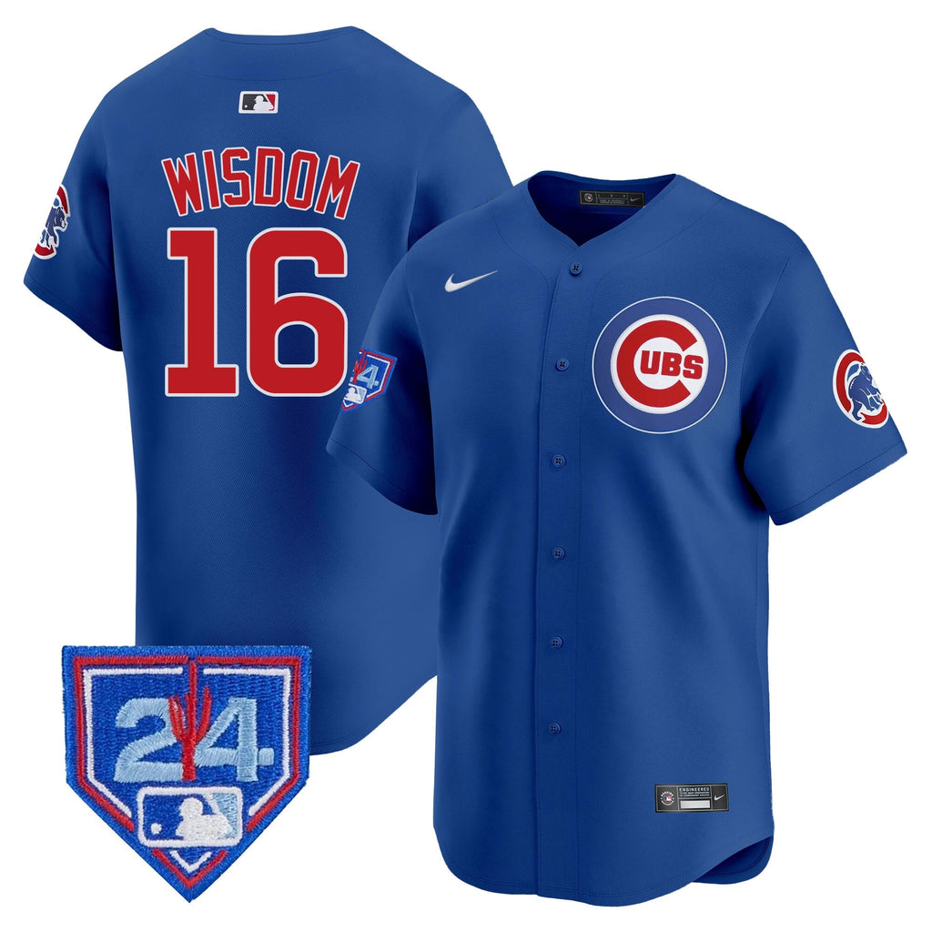 Men’s Chicago 2024 Spring Training Patch Vapor Premier Limited Jersey
