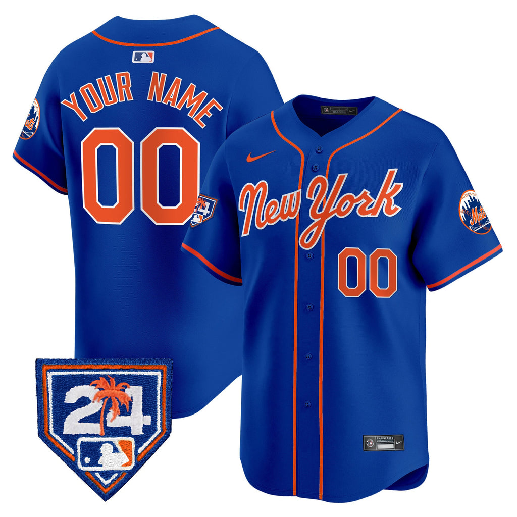 New York 2024 Spring Training Vapor Premier Limited Custom Jersey