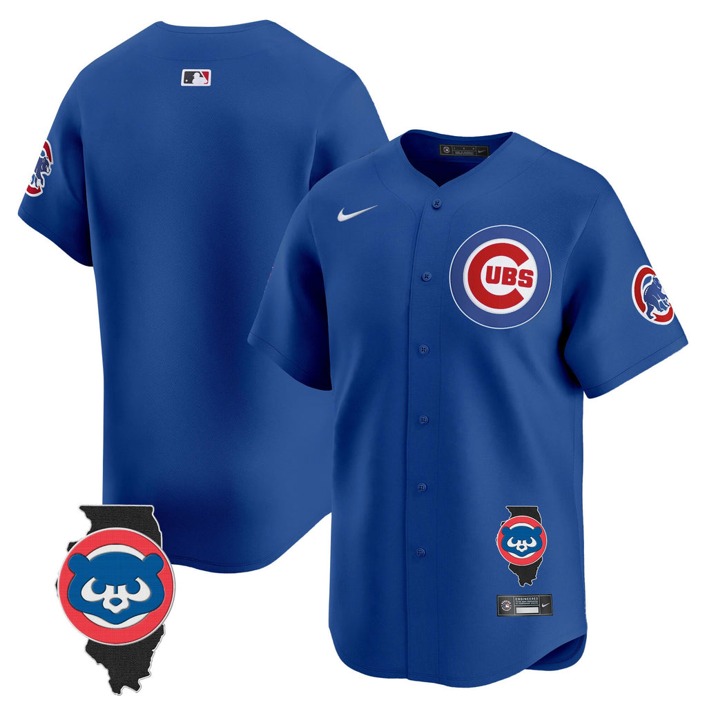 Men’s Chicago Illinois Patch Vapor Premier Limited Jersey