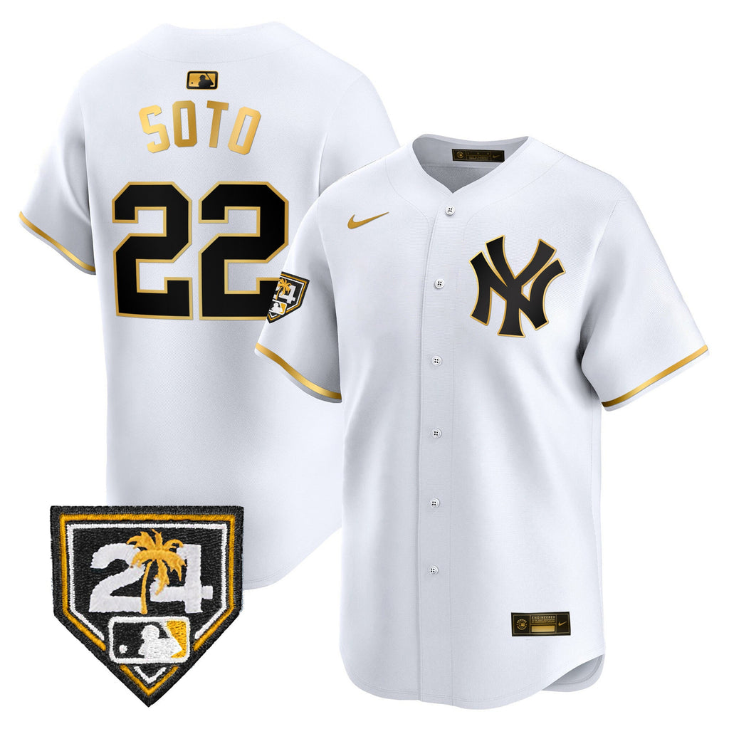Men’s New York 2024 Spring Training Patch Vapor Premier Limited Jersey