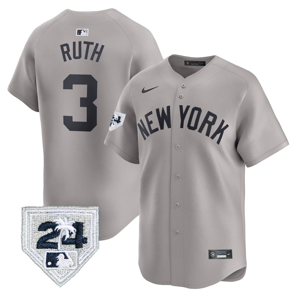 Men’s New York 2024 Spring Training Patch Vapor Premier Limited Jersey