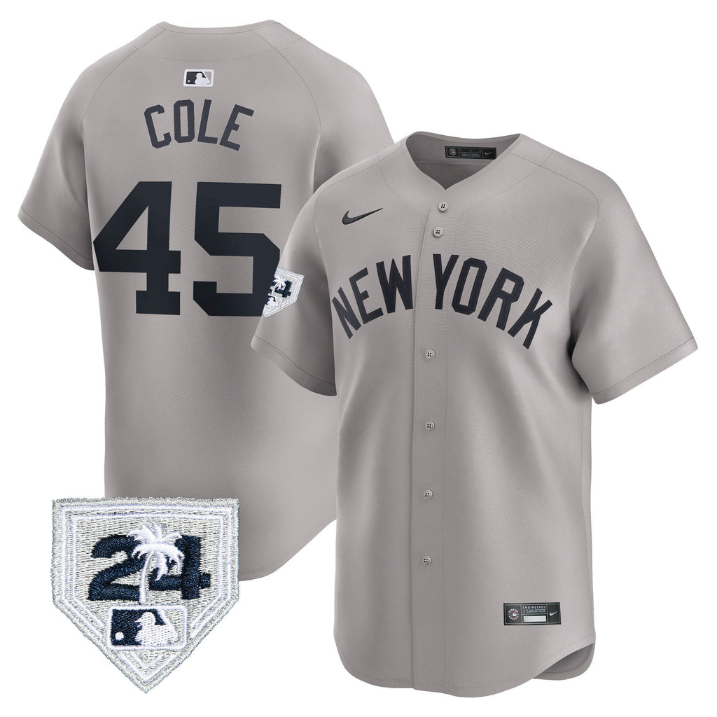 Men’s New York 2024 Spring Training Patch Vapor Premier Limited Jersey