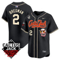 Men’s Cactus Jack Celebrity Softball Game Patch Vapor Premier Limited Jersey – Stitched
