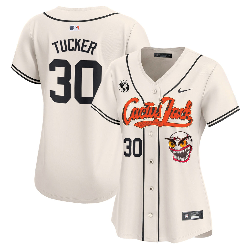Women’s Houston Cactus Jack Vapor Premier Limited Jersey – Stitched