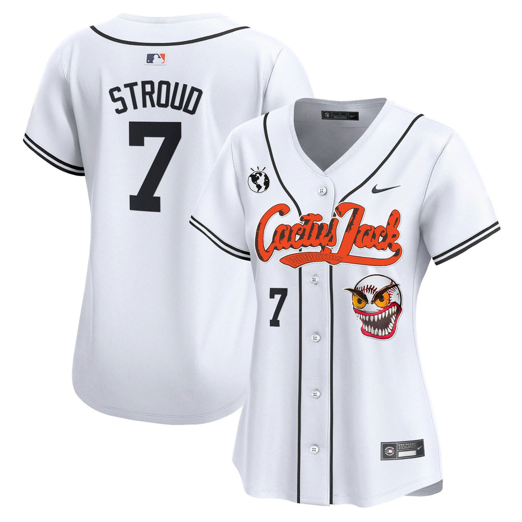 Women’s Houston Cactus Jack Vapor Premier Limited Jersey – Stitched