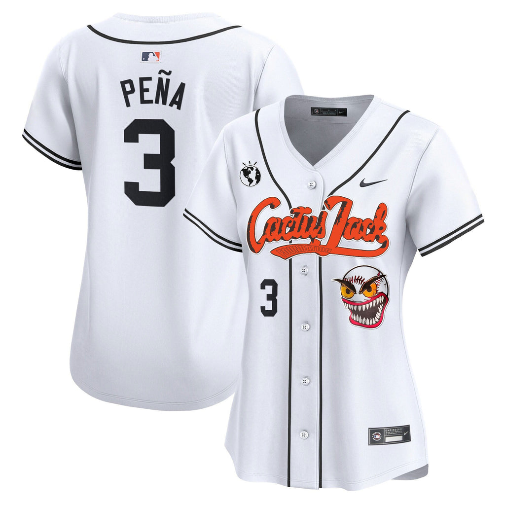 Women’s Houston Cactus Jack Vapor Premier Limited Jersey – Stitched