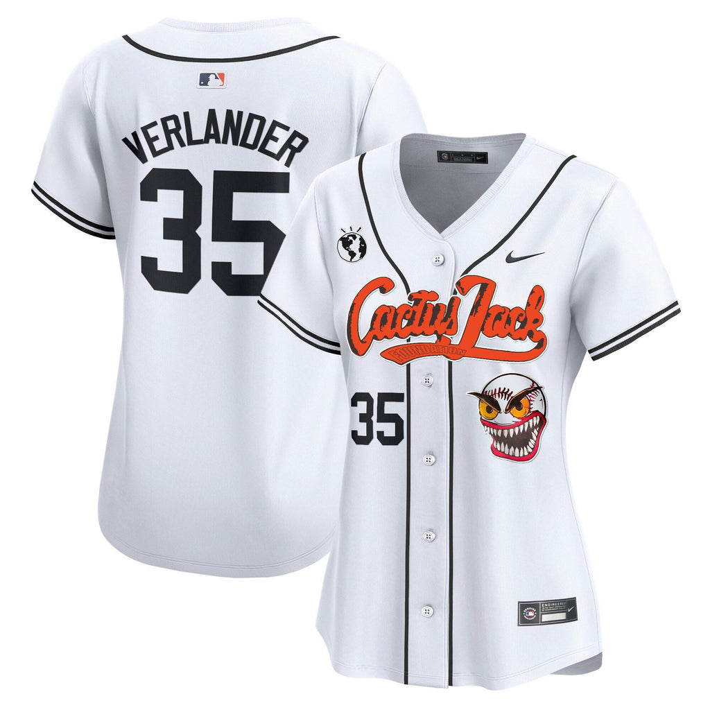 Women’s Houston Cactus Jack Vapor Premier Limited Jersey – Stitched