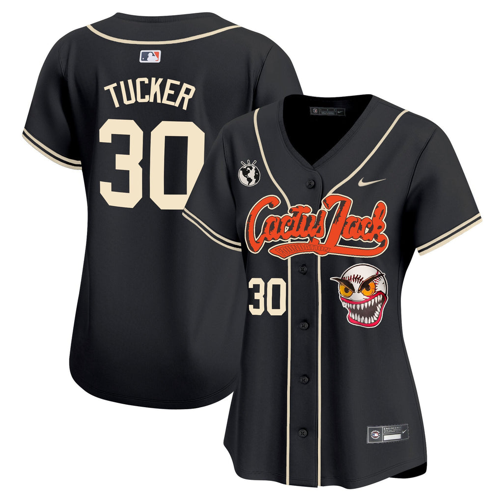 Women’s Houston Cactus Jack Vapor Premier Limited Jersey – Stitched