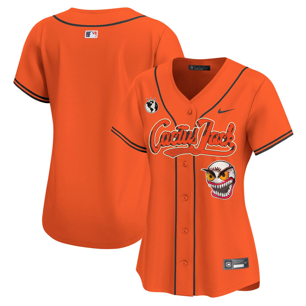Women’s Houston Cactus Jack Vapor Premier Limited Jersey – Stitched